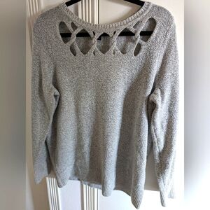 Sweater with cut out design